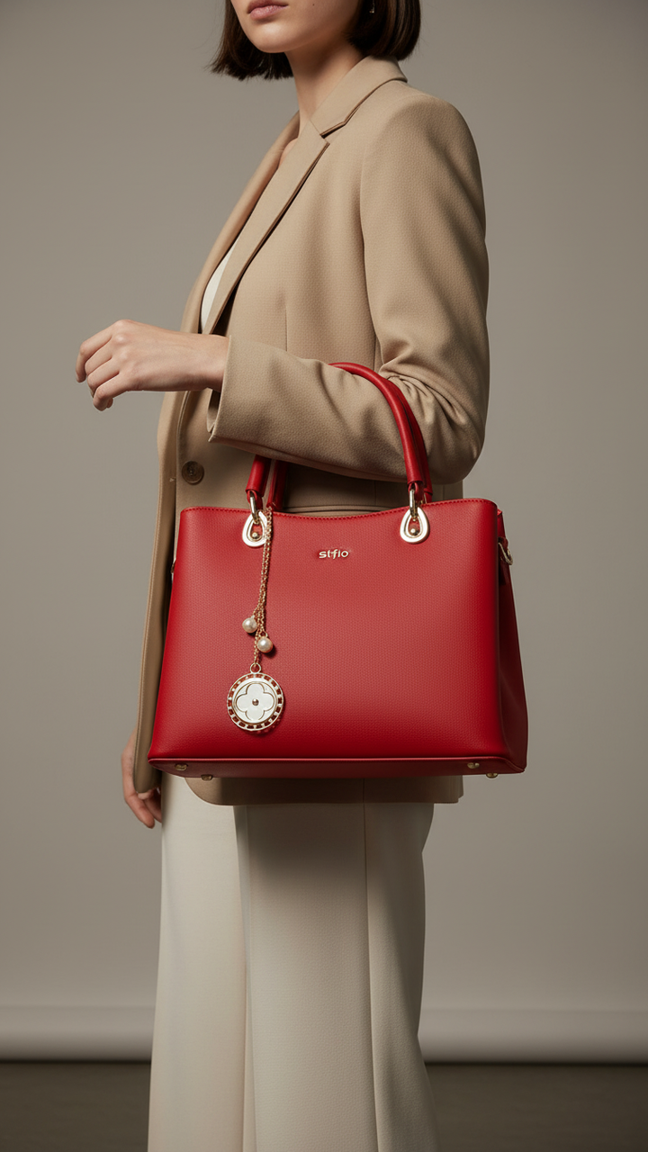 Red Formal Hand Bag P36285