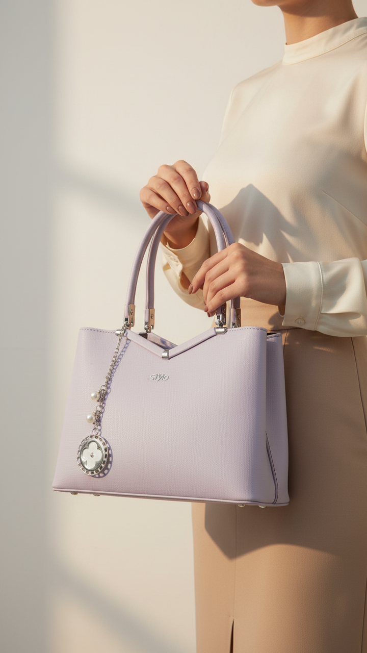 Purple Formal Hand Bag P36287
