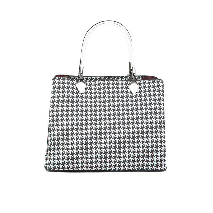 White Formal Hand Bag P36290