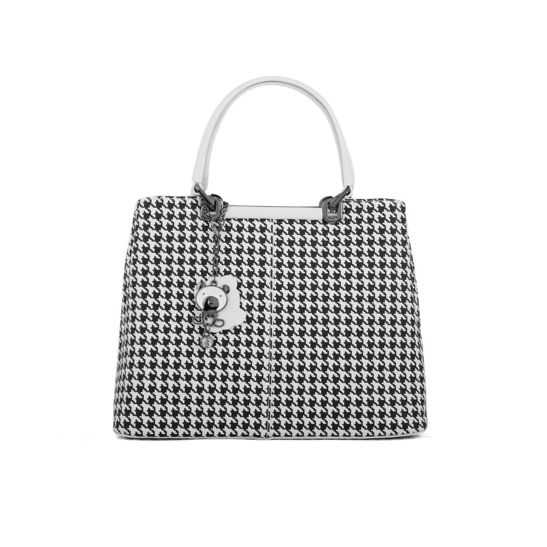 White Formal Hand Bag P36293