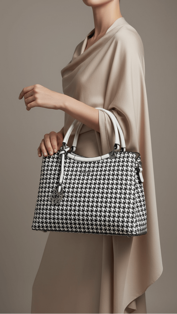 White Women Formal Hand Bag P36292