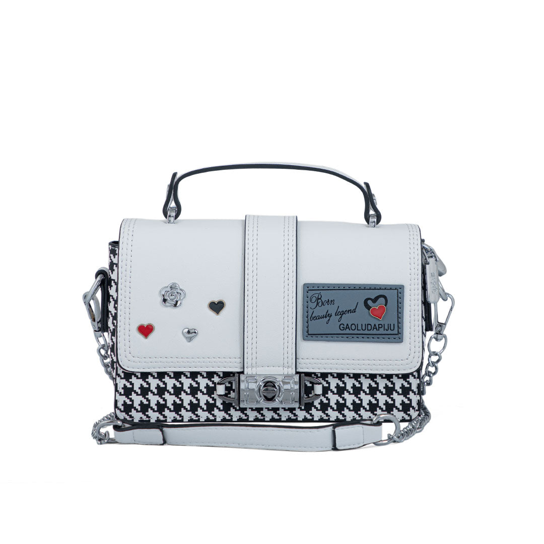 Blkwht Formal Shoulder Bag P36296