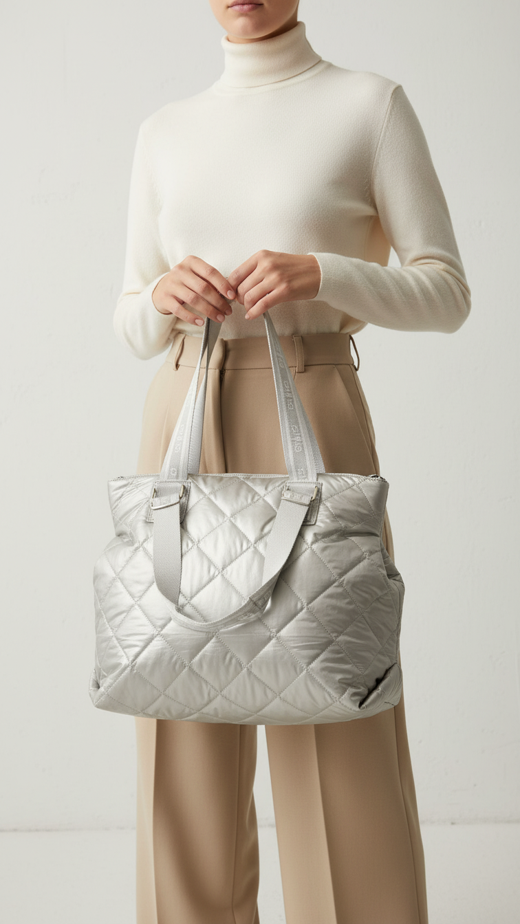 Grey Formal Shoulder Bag P36314