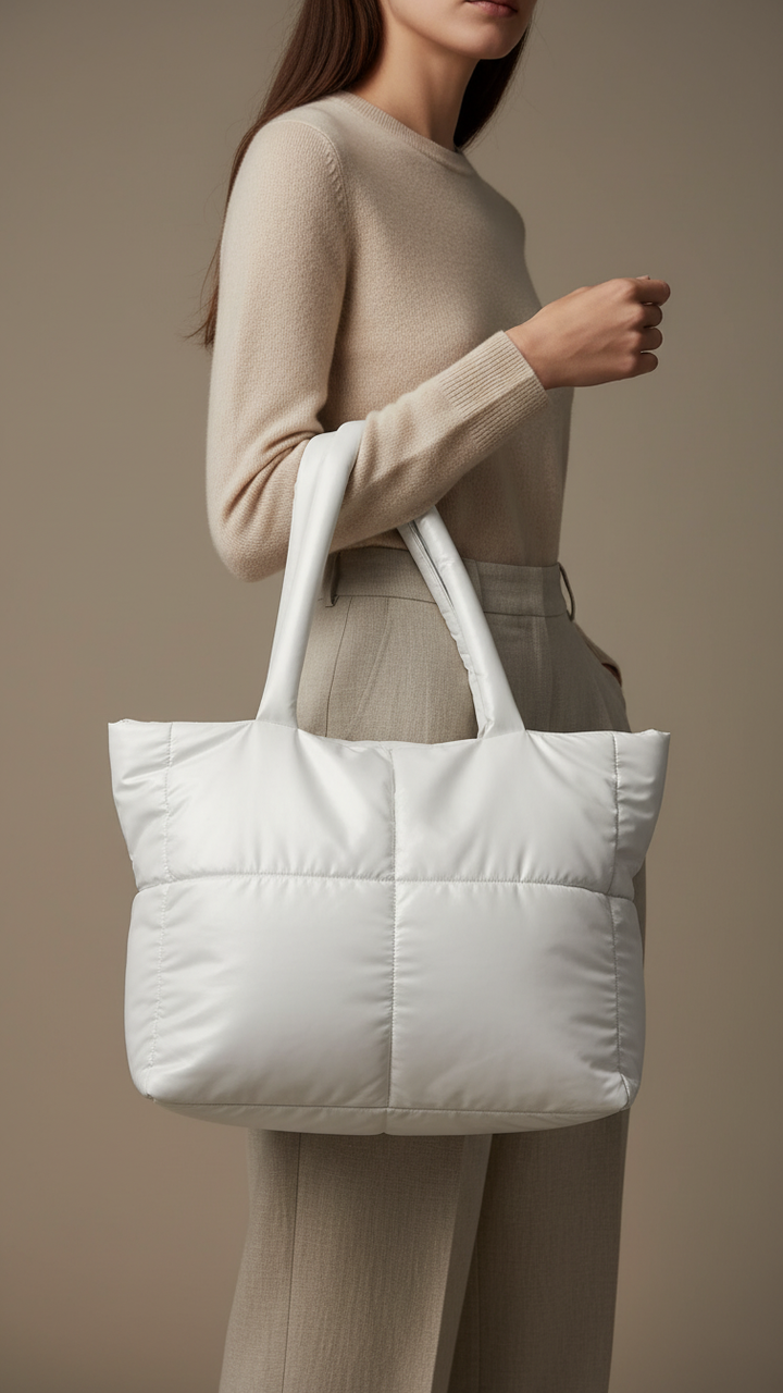 White Formal Shoulder Bag P36316