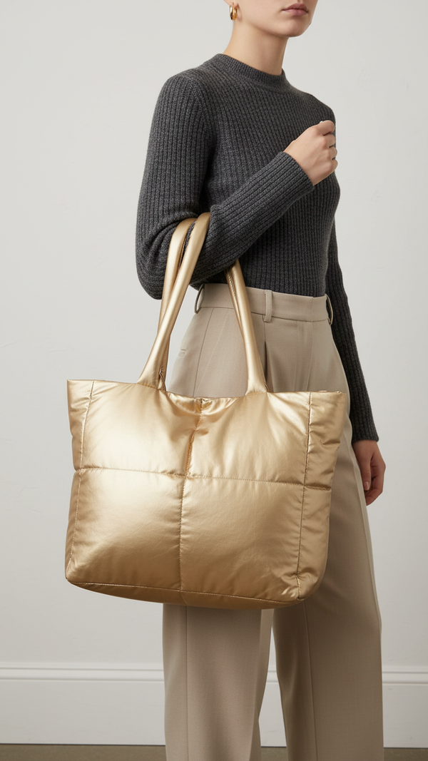 Beige Formal Shoulder Bag P36316