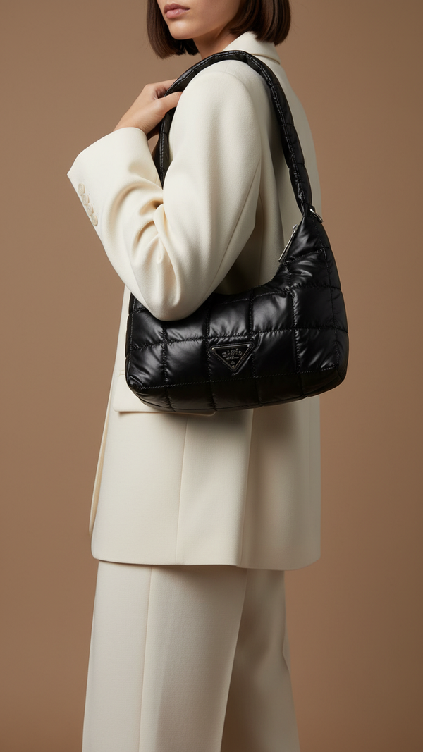 Black Formal Shoulder Bag P36319