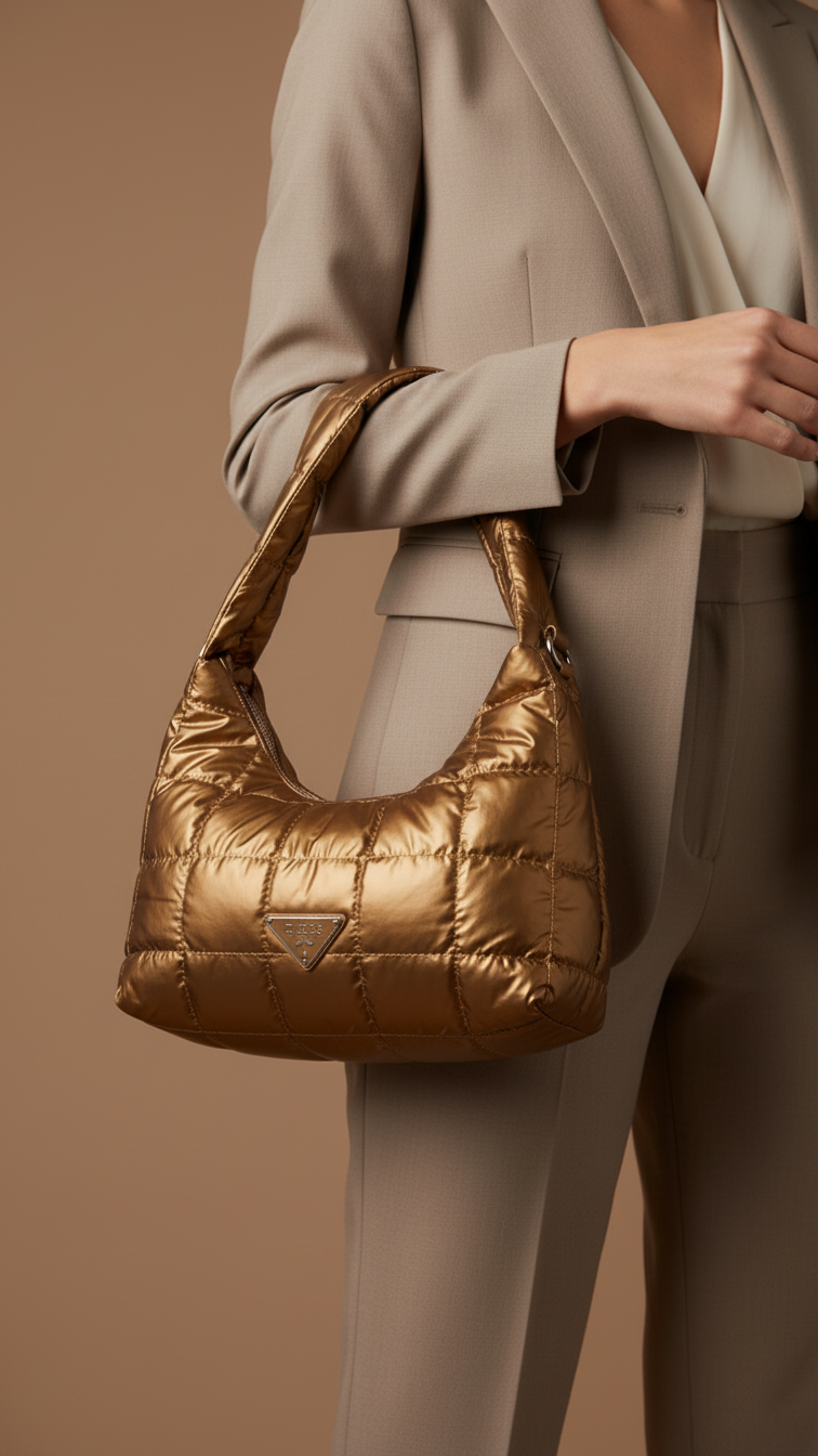 Golden Formal Shoulder Bag P36319