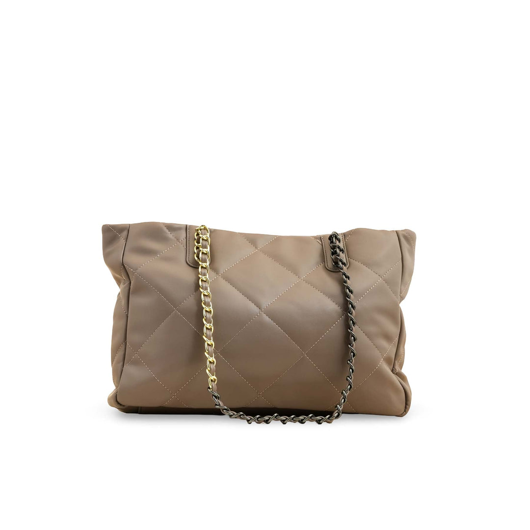 Grey Formal Shoulder Bag P36321