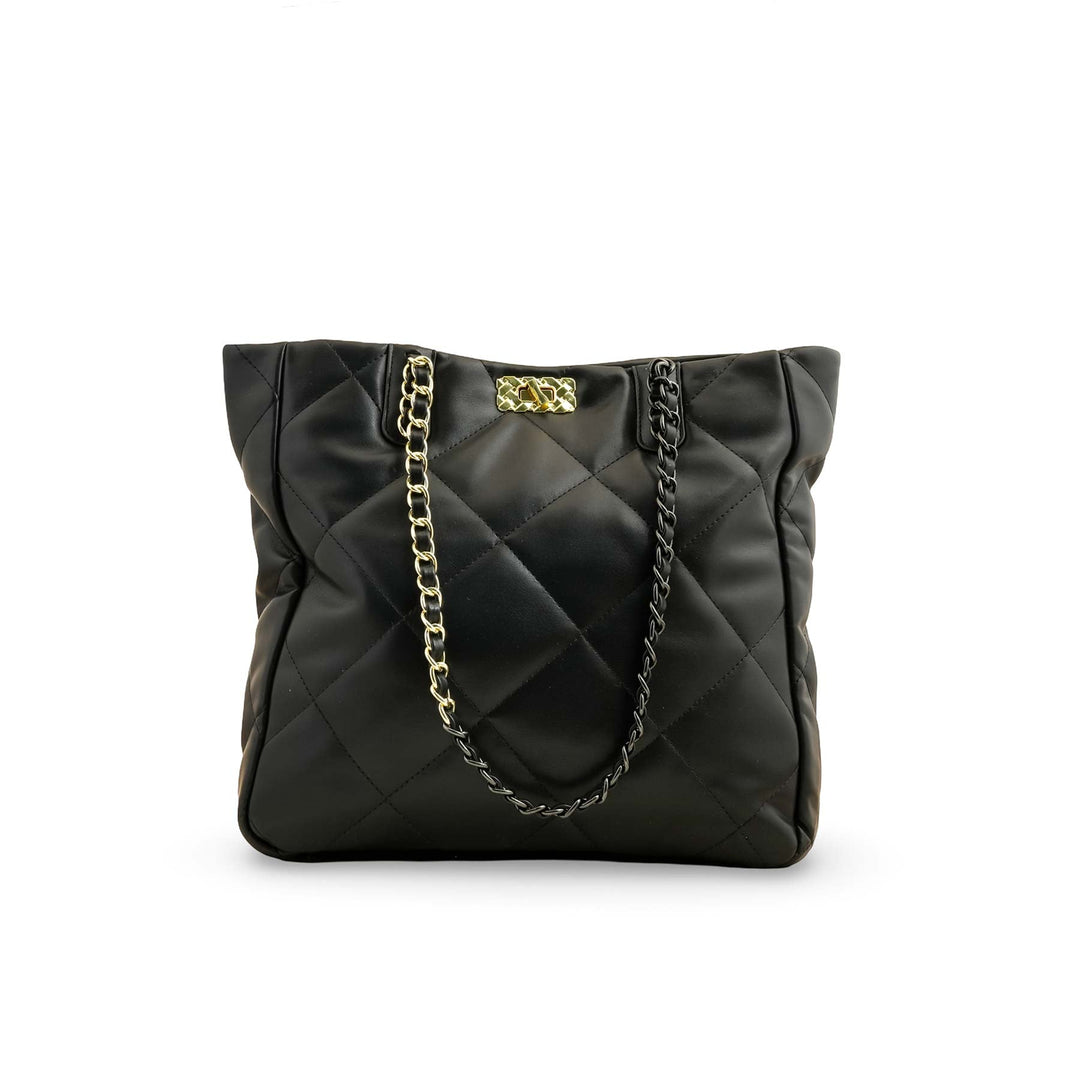 Black Formal Shoulder Bag P36322