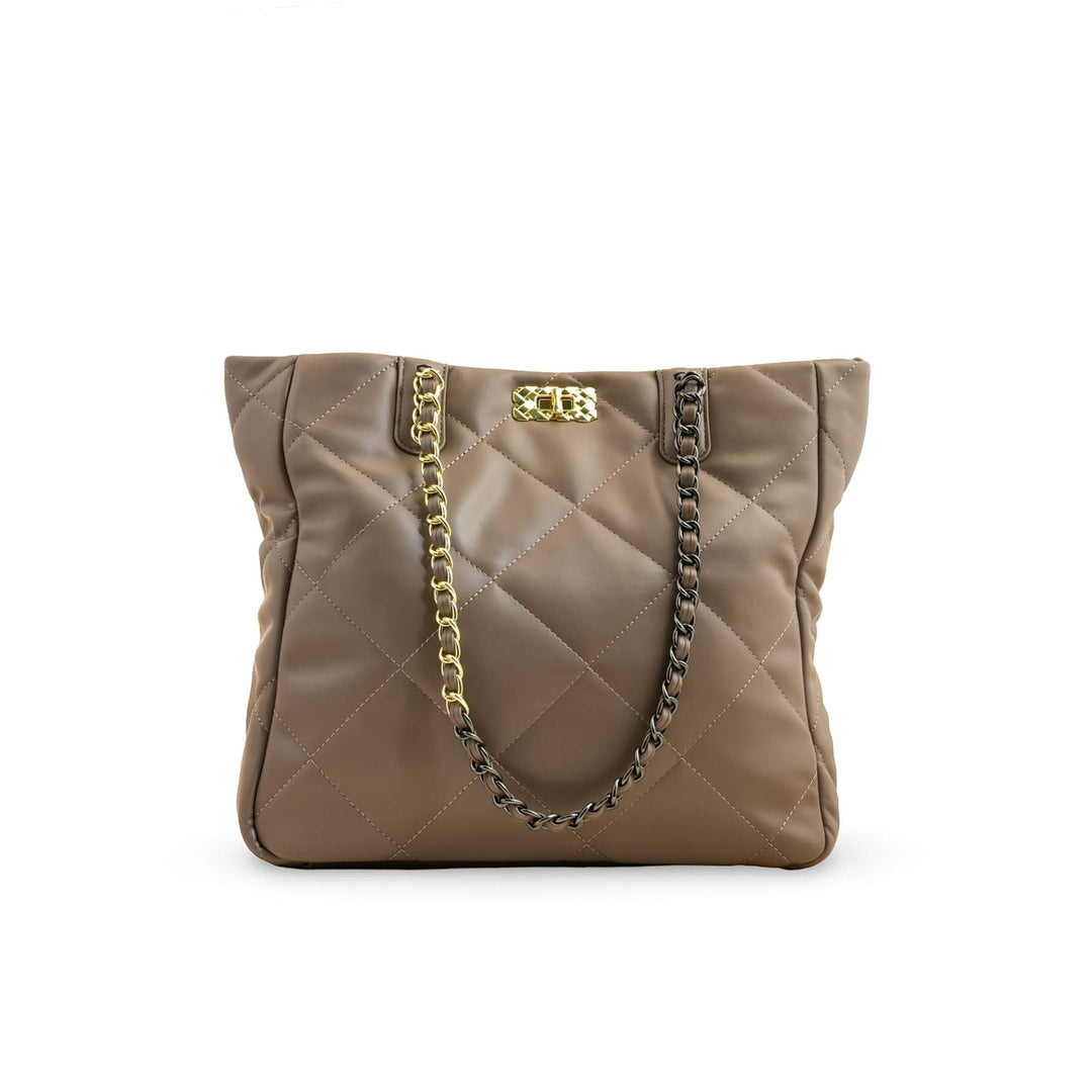 Grey Formal Shoulder Bag P36322