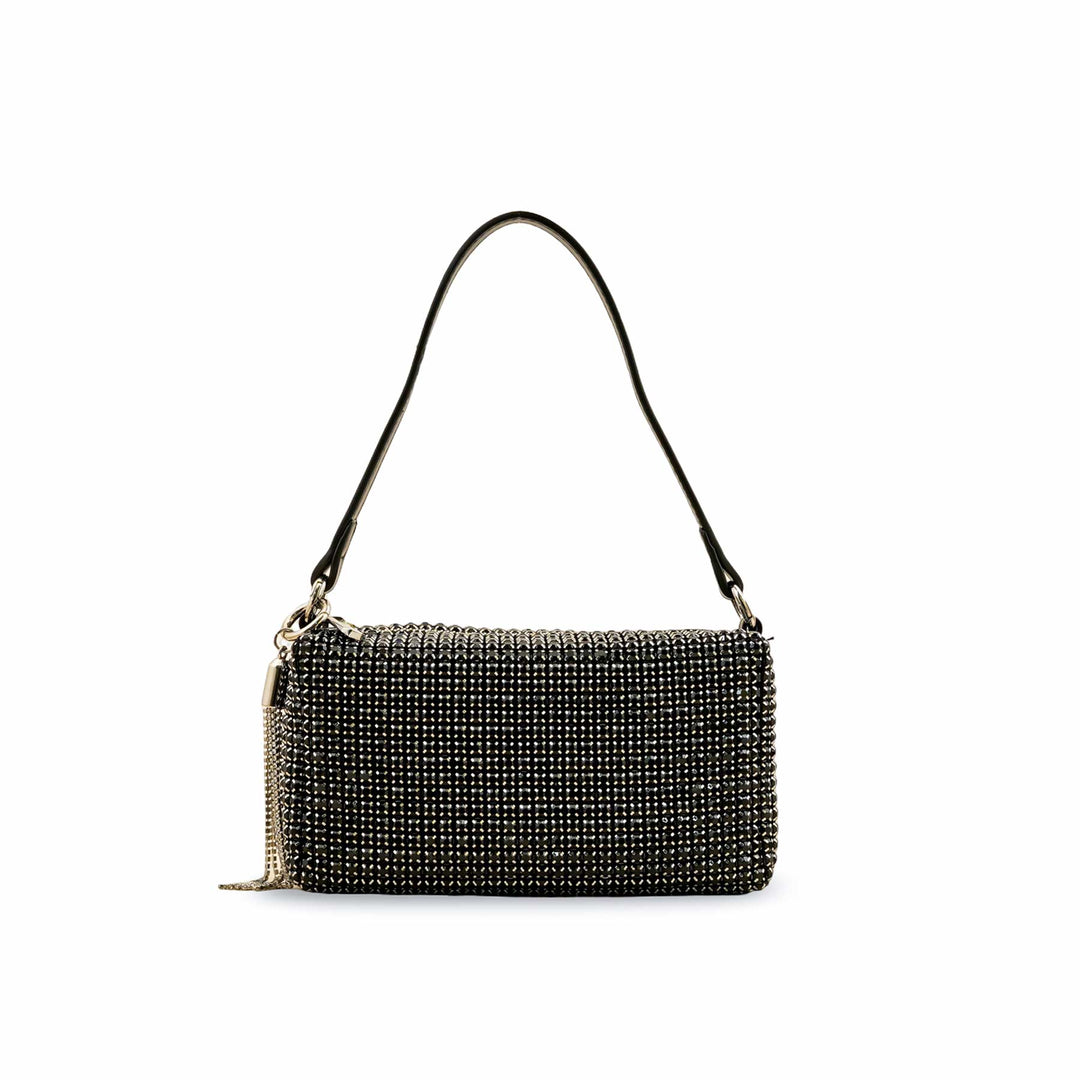 Black Fancy Clutch P36331