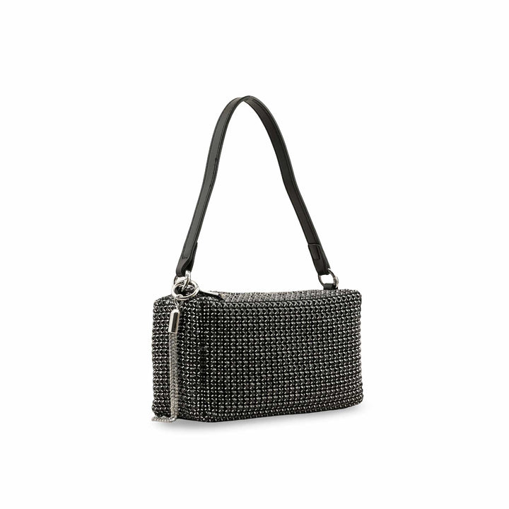 Black Fancy Clutch P36331