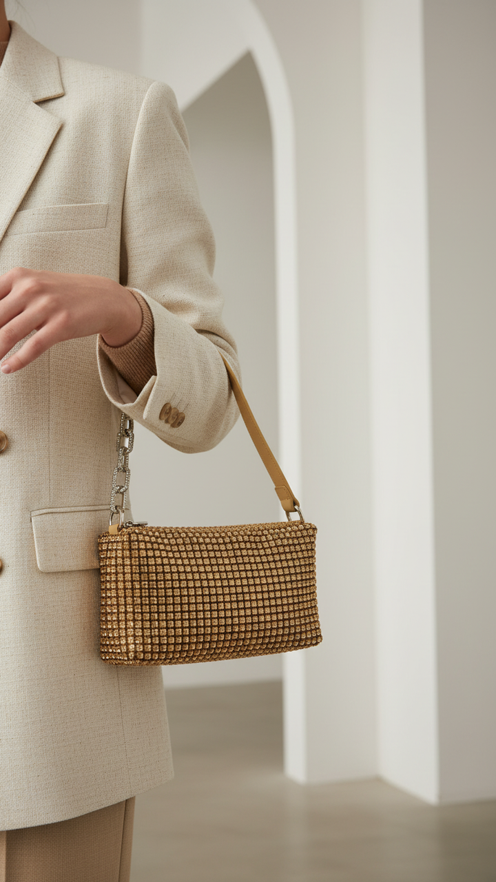 Golden Fancy Clutch P36332