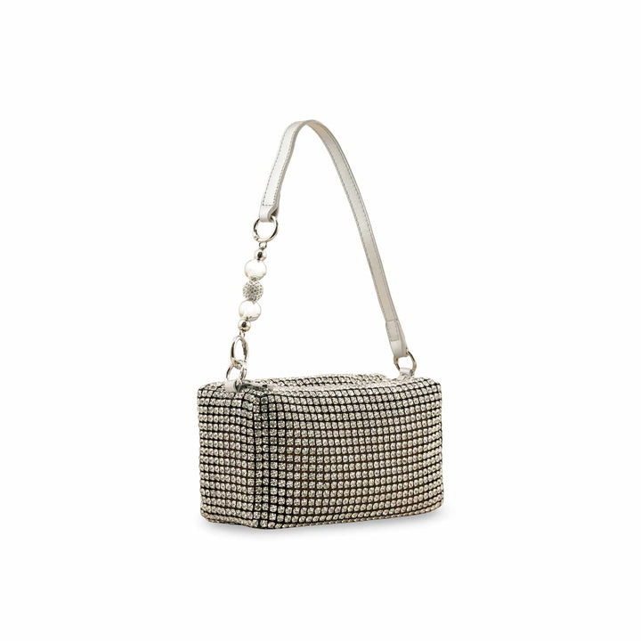 Silver Fancy Clutch P36333