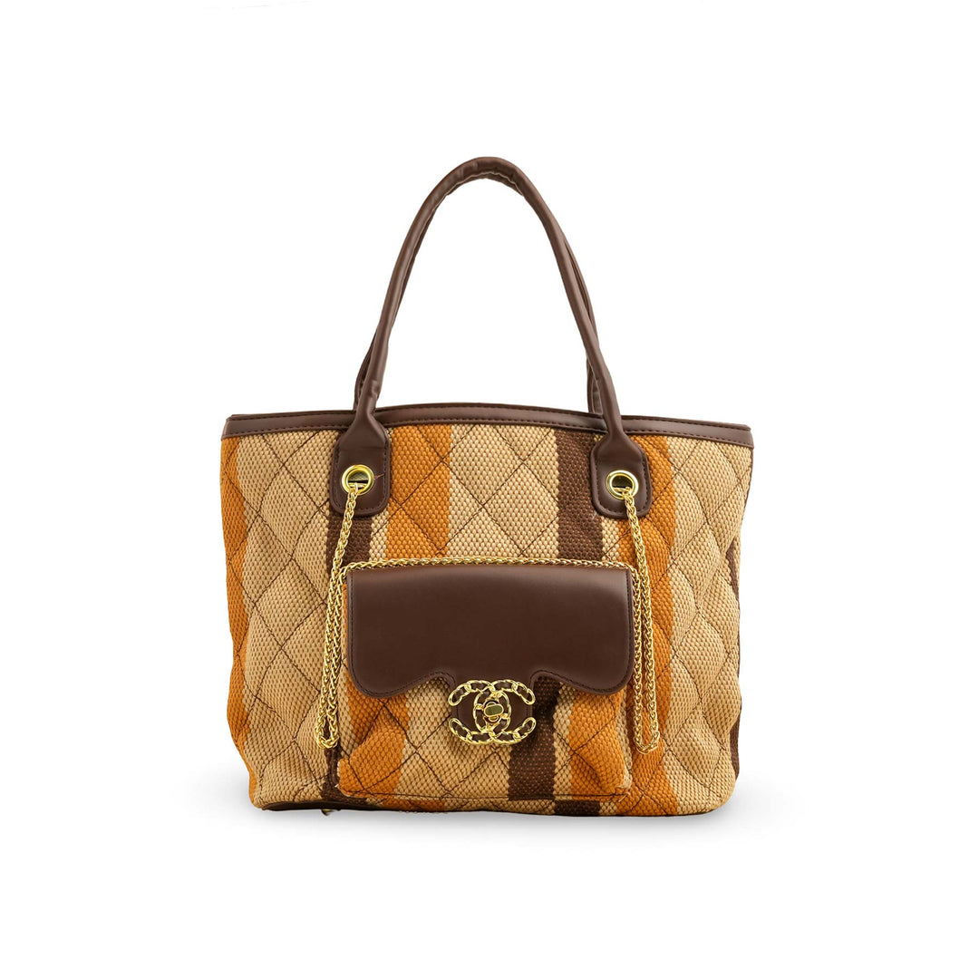 Khaki Formal Shoulder Bag P36335