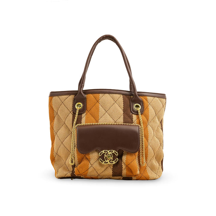 Khaki Formal Shoulder Bag P36335