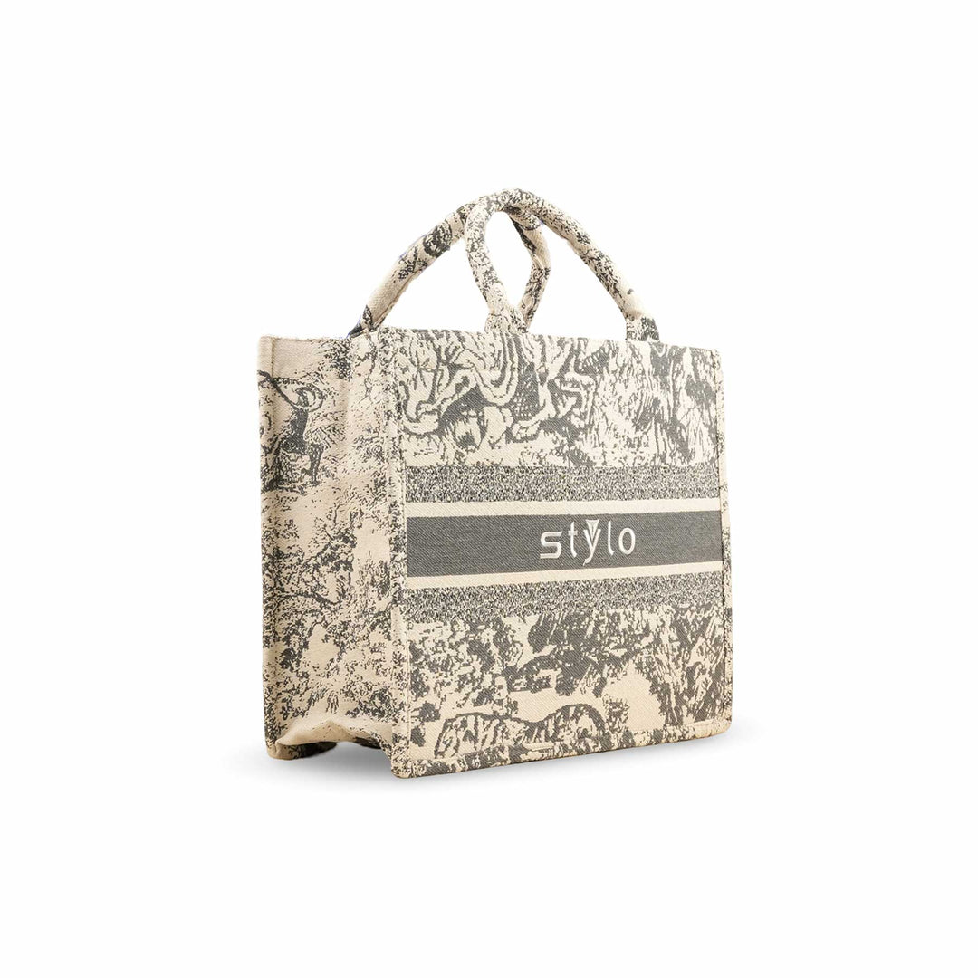 Grey Formal Hand Bag P36336