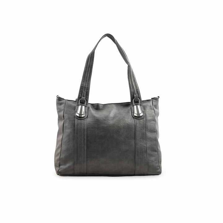 Grey Women Formal Shoulder Bag P36345