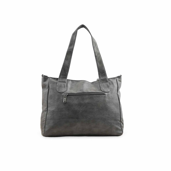 Grey Women Formal Shoulder Bag P36345