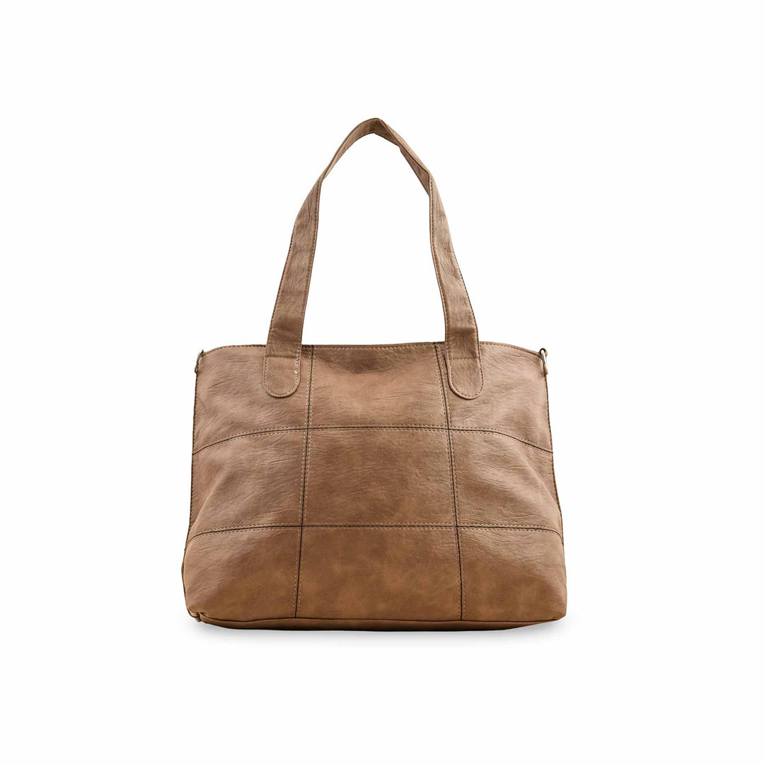Khaki Formal Shoulder Bag P36349