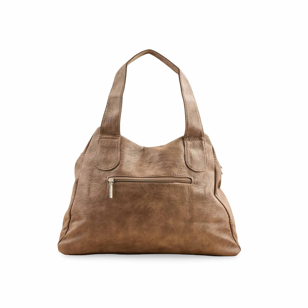 Khaki Formal Shoulder Bag P36353