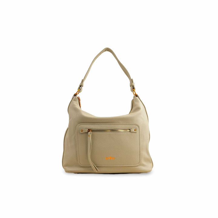 Grey Women Formal Shoulder Bag P36361