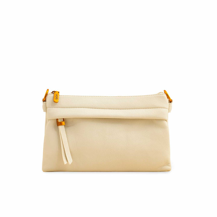 Beige Women Formal Shoulder Bag P36363
