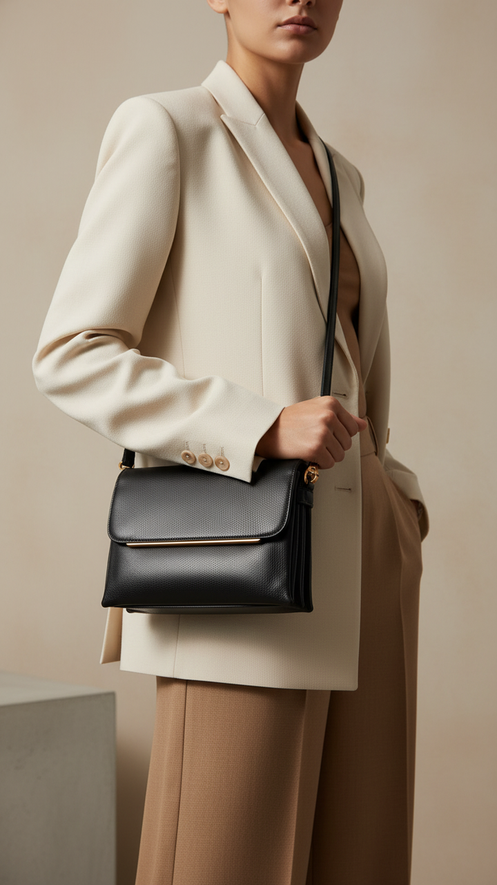 Black Women Formal Shoulder Bag P36366