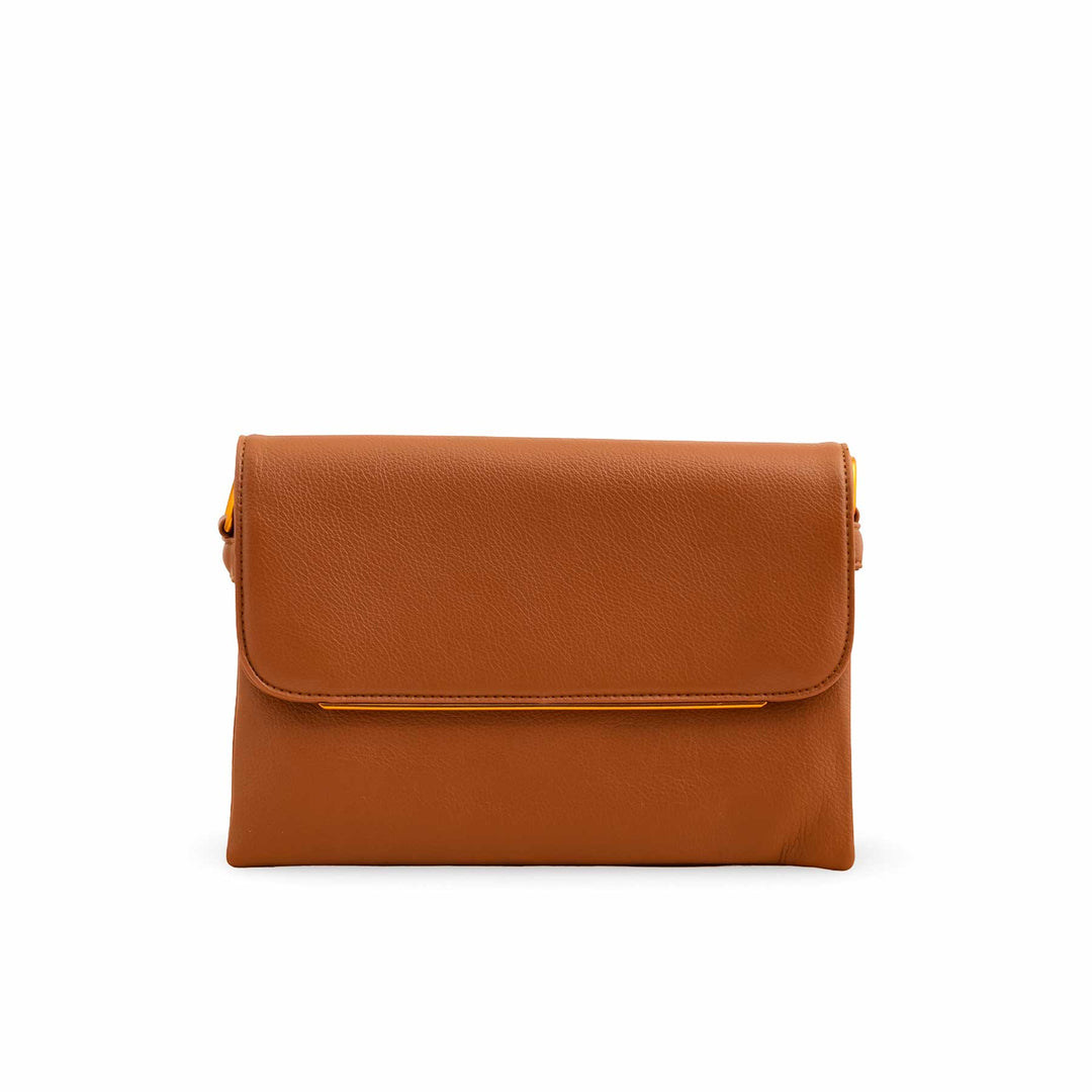 Brown Women Formal Shoulder Bag P36366