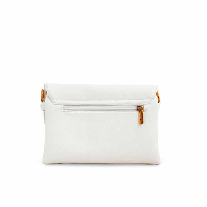 White Women Formal Shoulder Bag P36366