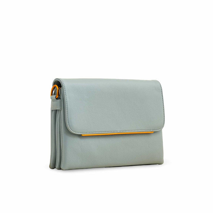 Sky Blue Women Formal Shoulder Bag P36366