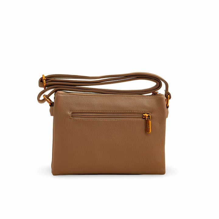 Cream Women Formal Shoulder Bag P36367