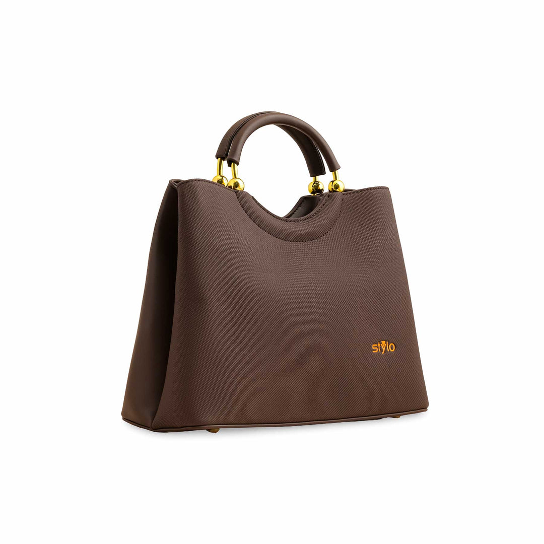 Brown Formal Hand Bag For Ladies P36370