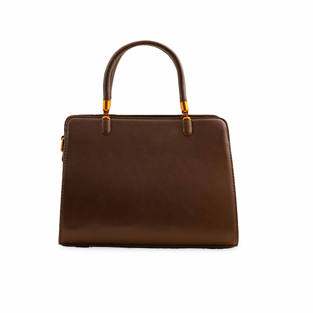Brown Formal Hand Bag For Ladies P36371