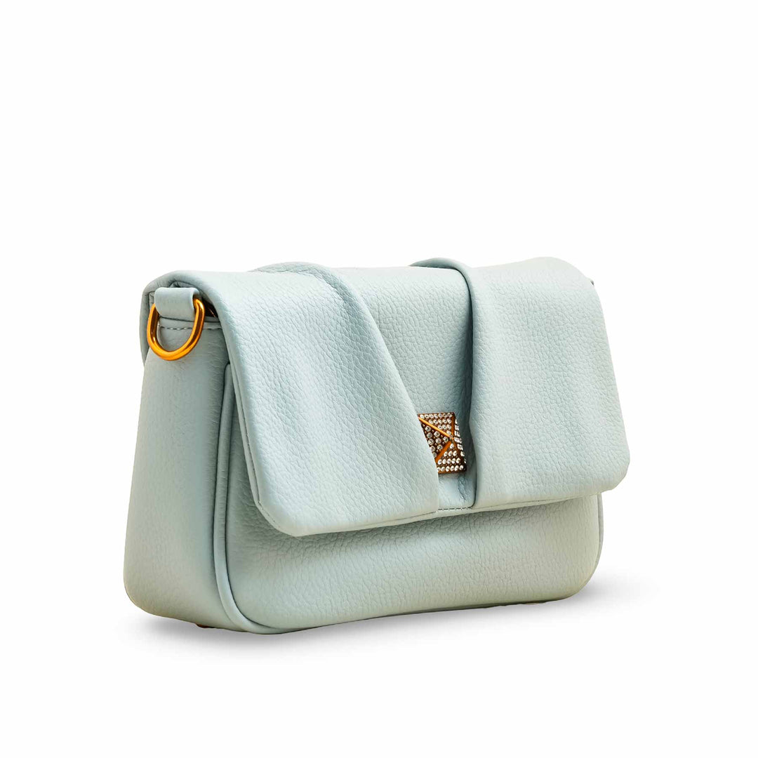 Blue Women Formal Shoulder Bag P36375