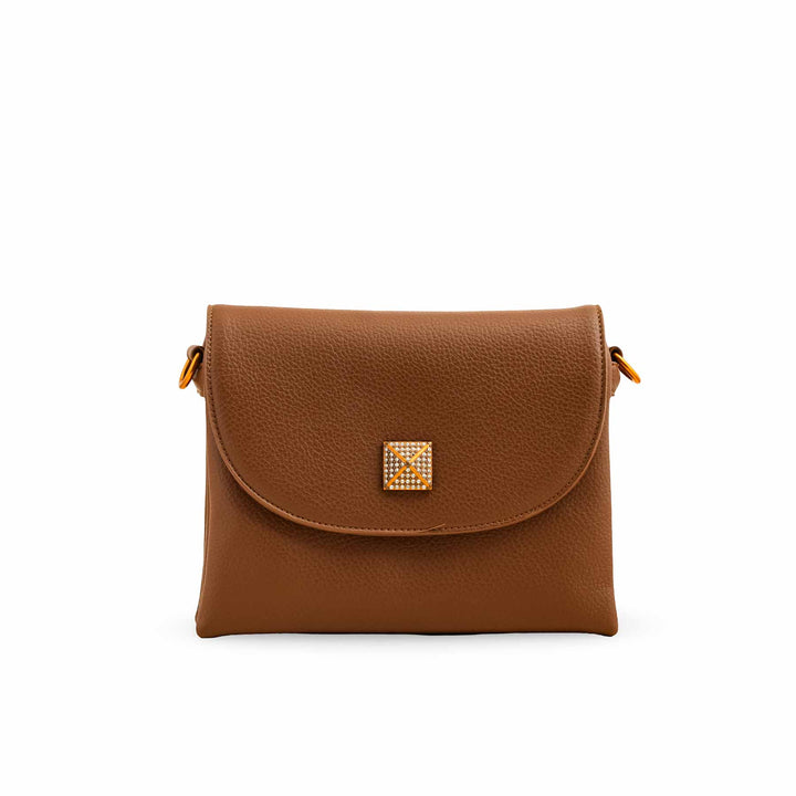 Coffee Women Formal Shoulder Bag P36377
