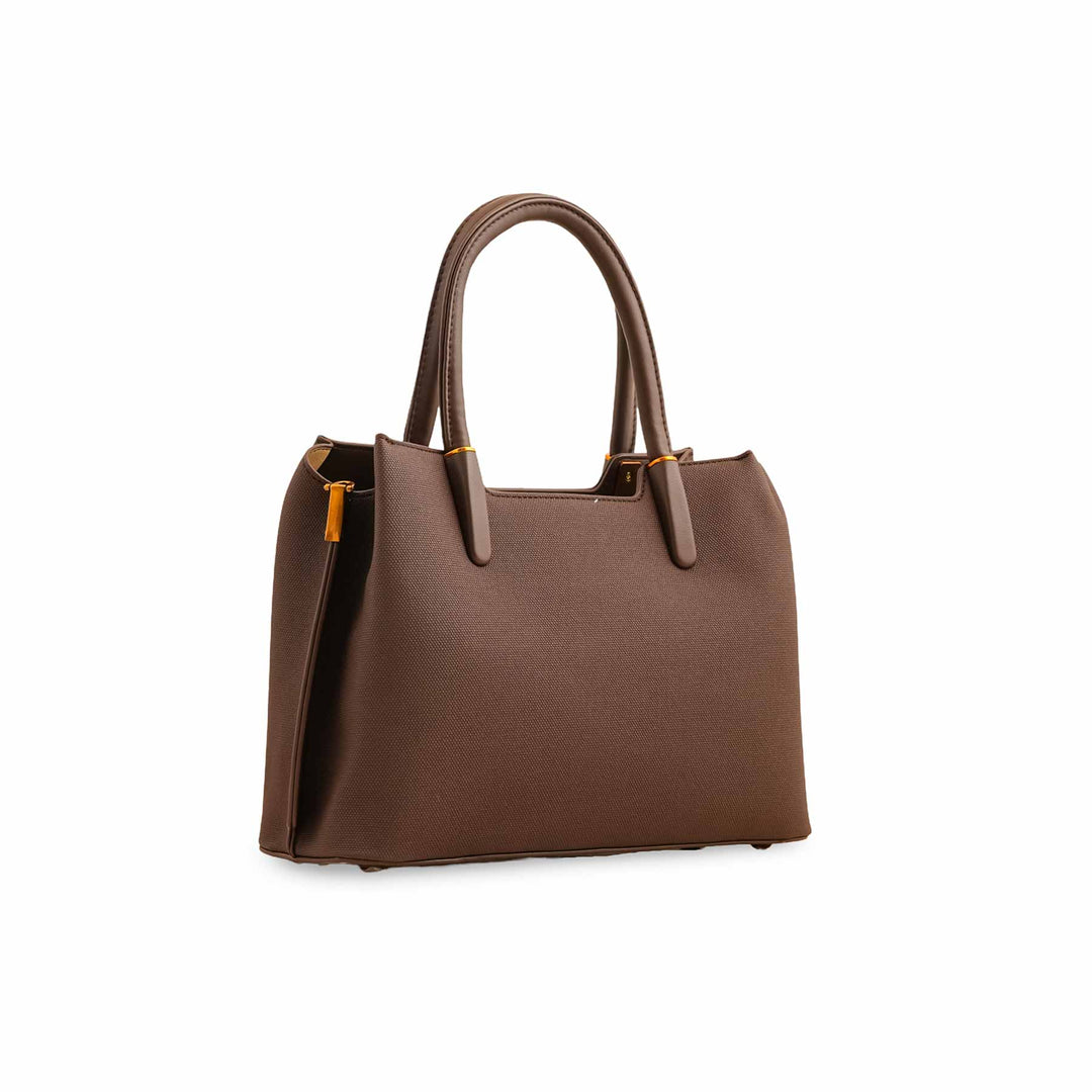 Brown Formal Hand Bag For Ladies P36378