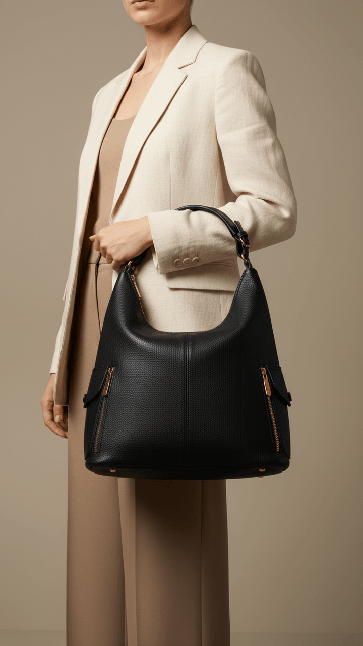 Black Women Formal Shoulder Bag P36381