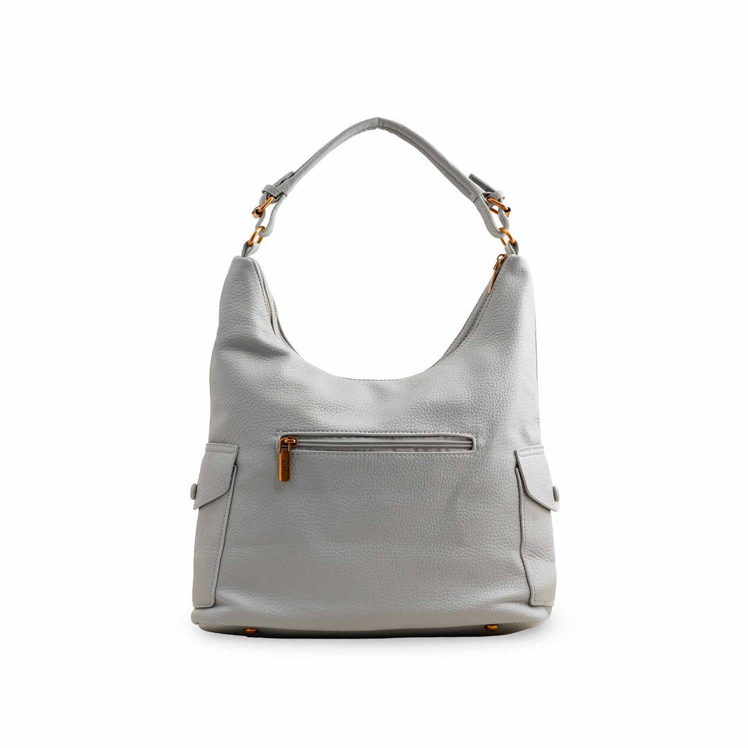 Grey Formal Shoulder Bag P36381
