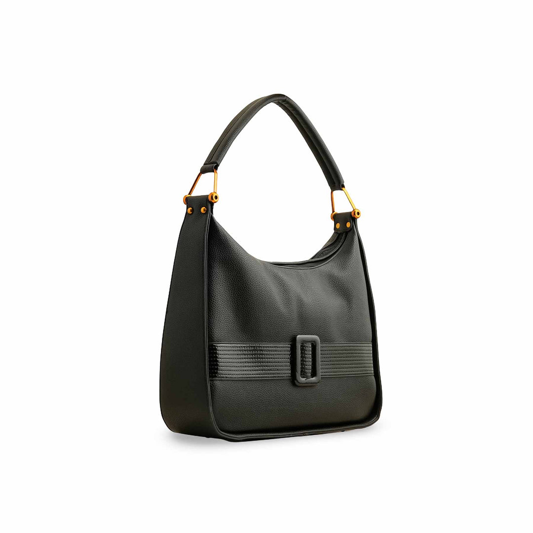 Black Formal Shoulder Bag P36382