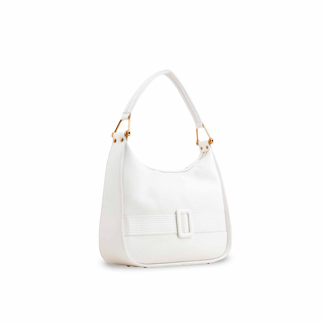 White Formal Shoulder Bag P36382