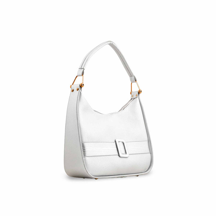 Silver Formal Shoulder Bag P36382