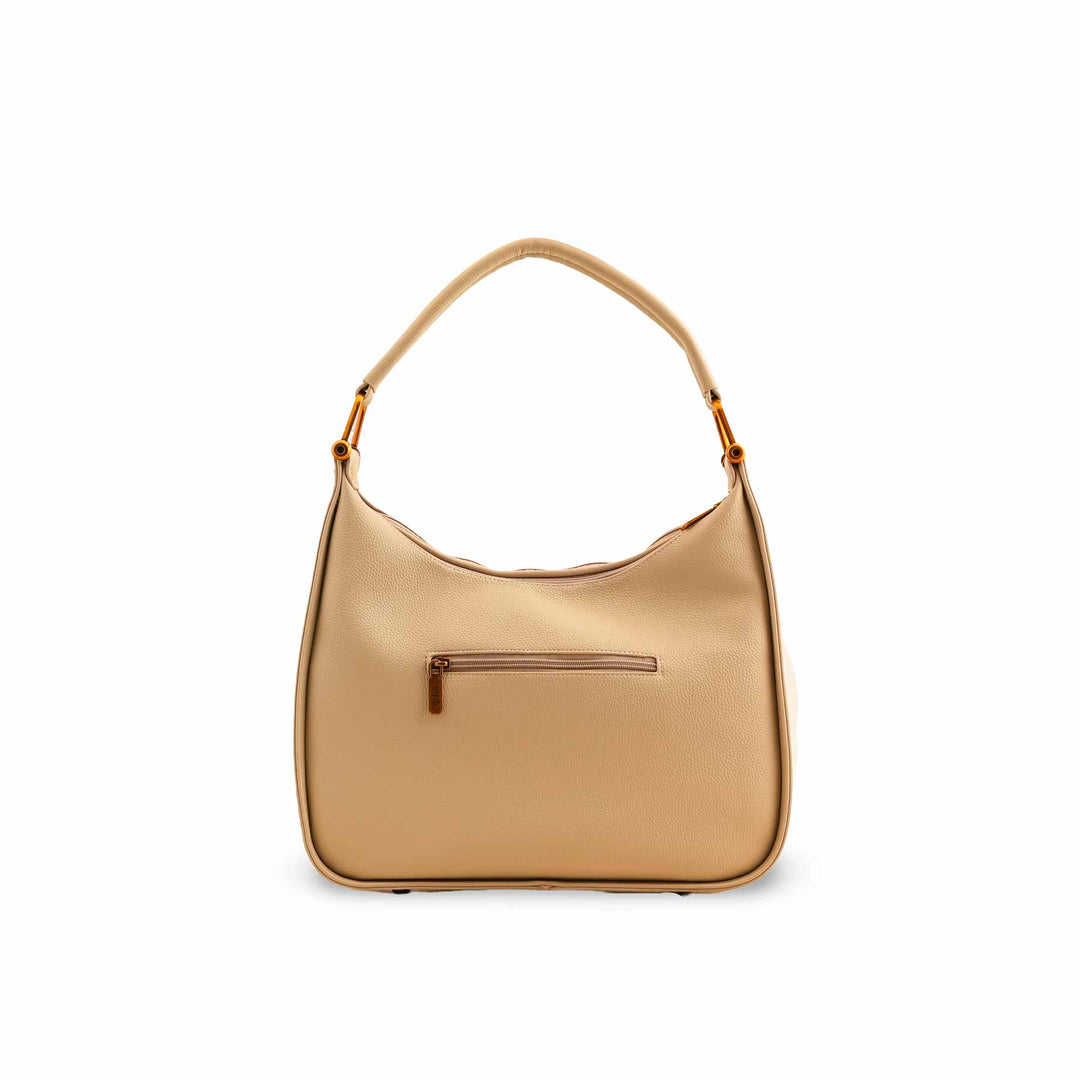 Beige Formal Shoulder Bag P36382
