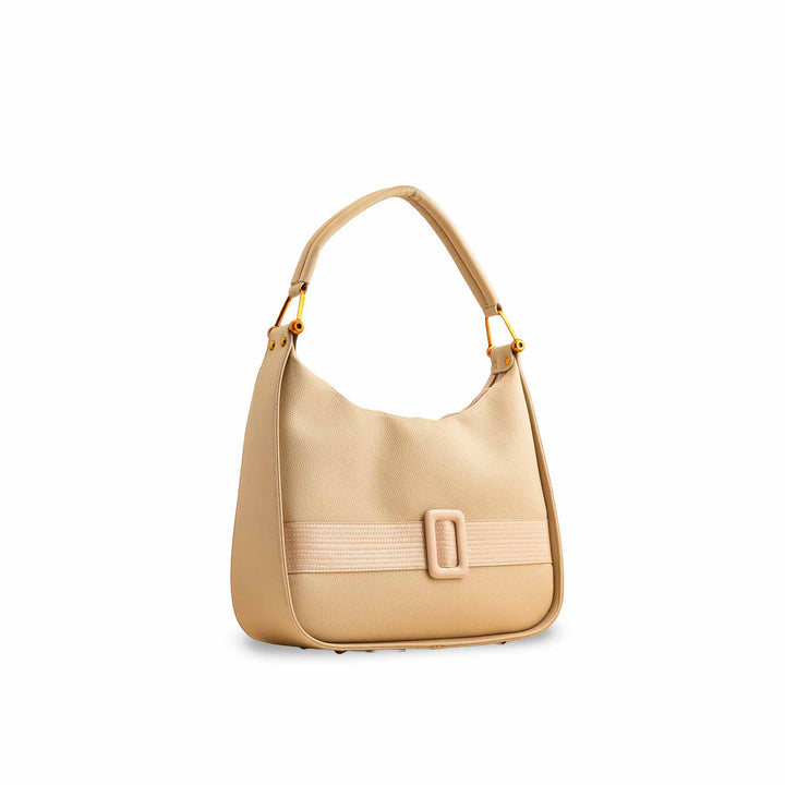 Beige Formal Shoulder Bag P36382
