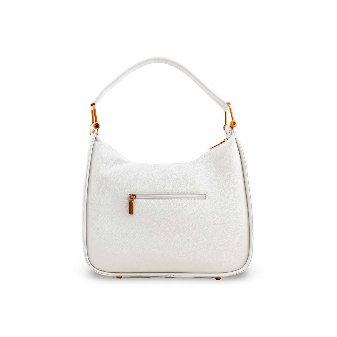 White Formal Shoulder Bag P36383