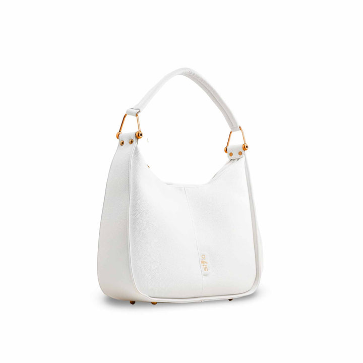 White Formal Shoulder Bag P36383