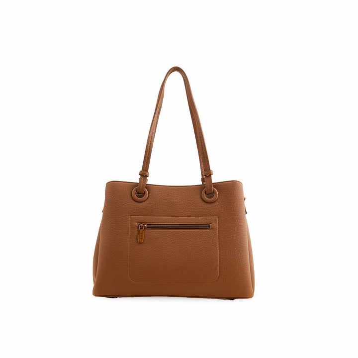 Khaki Formal Shoulder Bag P36390