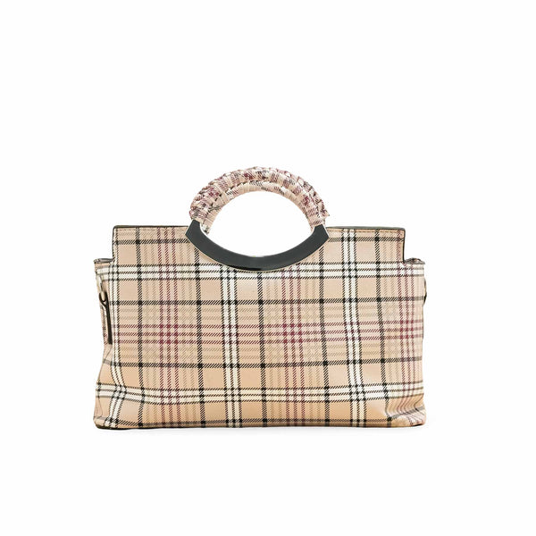 Khaki Formal Hand Bag P36395