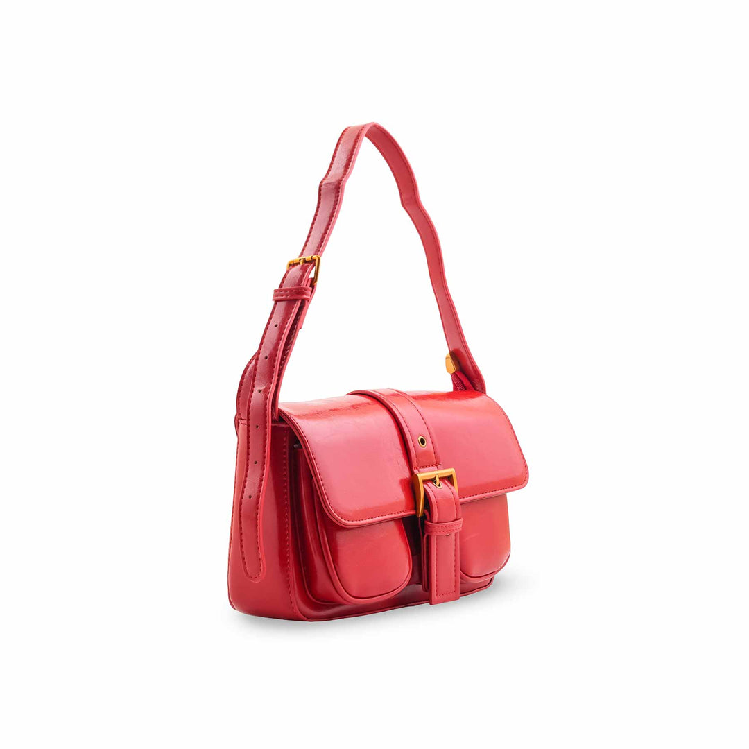 Red Formal Shoulder Bag For Women P36421