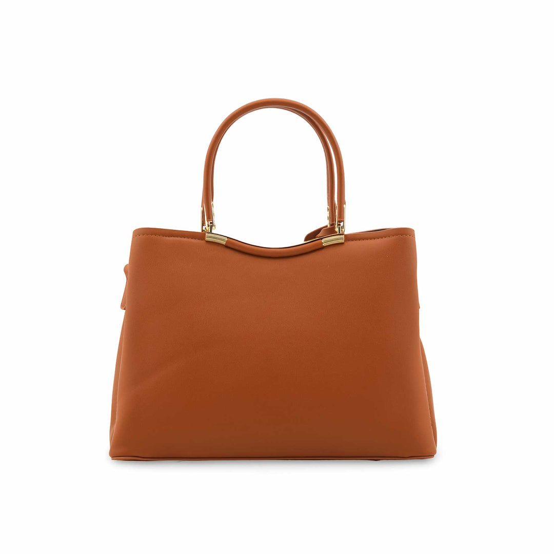 Brown Formal Hand Bag For Ladies P36444